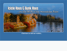 Tablet Screenshot of iciclehaus.com